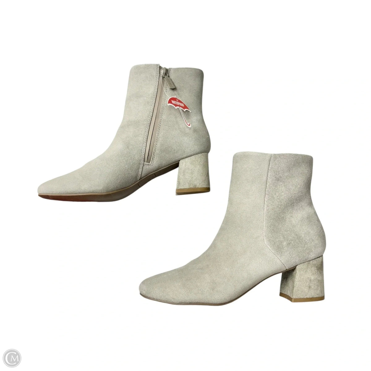 Boots Leather By Blondo In Grey, Size: 6.5