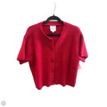 Sweater Cardigan By Le Lis In Red, Size: S