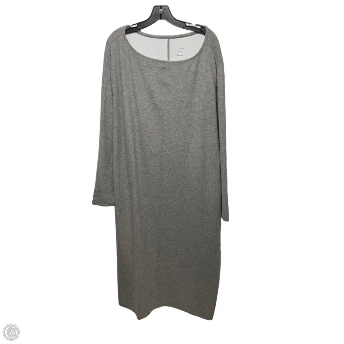 Dress Casual Maxi By A New Day In Grey, Size: 4x
