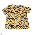 Top Short Sleeve By A New Day In Leopard Print, Size: M