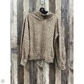 Sweatshirt Collar By Abercrombie And Fitch In Animal Print, Size: S