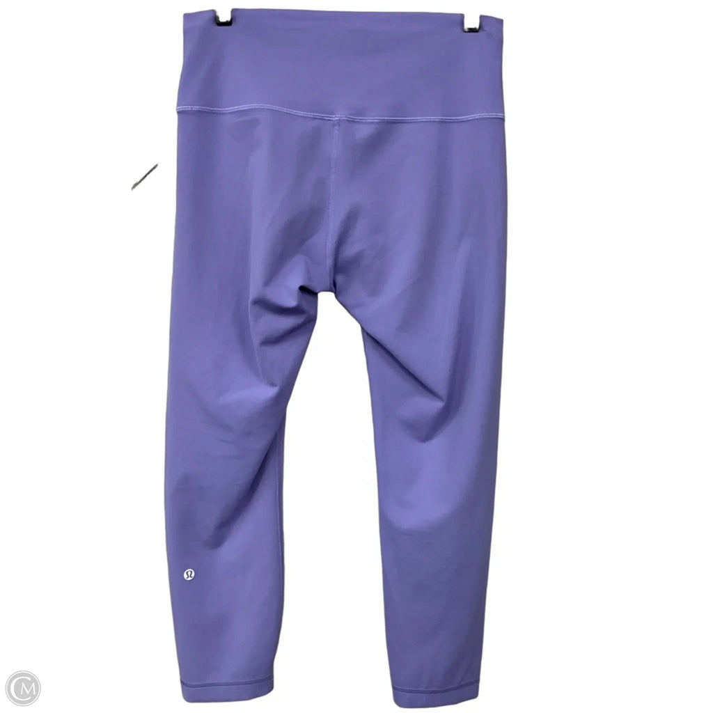 Athletic Leggings By Lululemon In Purple, Size: 10