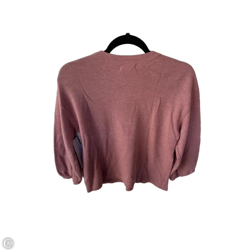 Top 3/4 Sleeve By Velvet By Graham & Spencer In Pink, Size: Xs