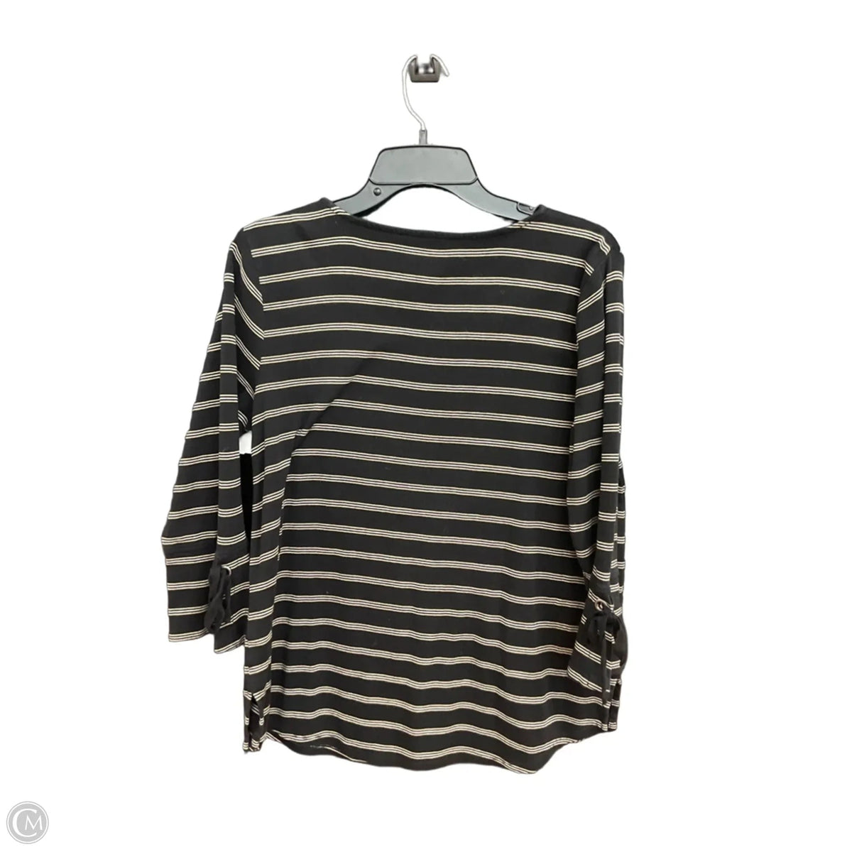 Top Long Sleeve By J. Jill In Striped Pattern, Size: M