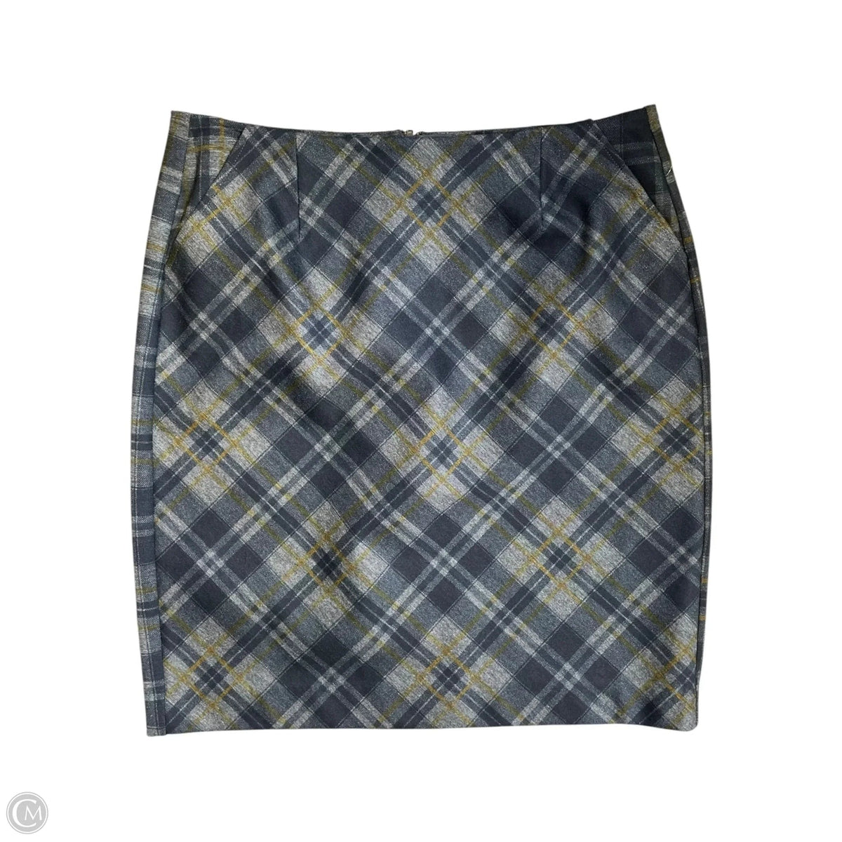 Skirt Midi By Cabi In Plaid Pattern, Size: 8