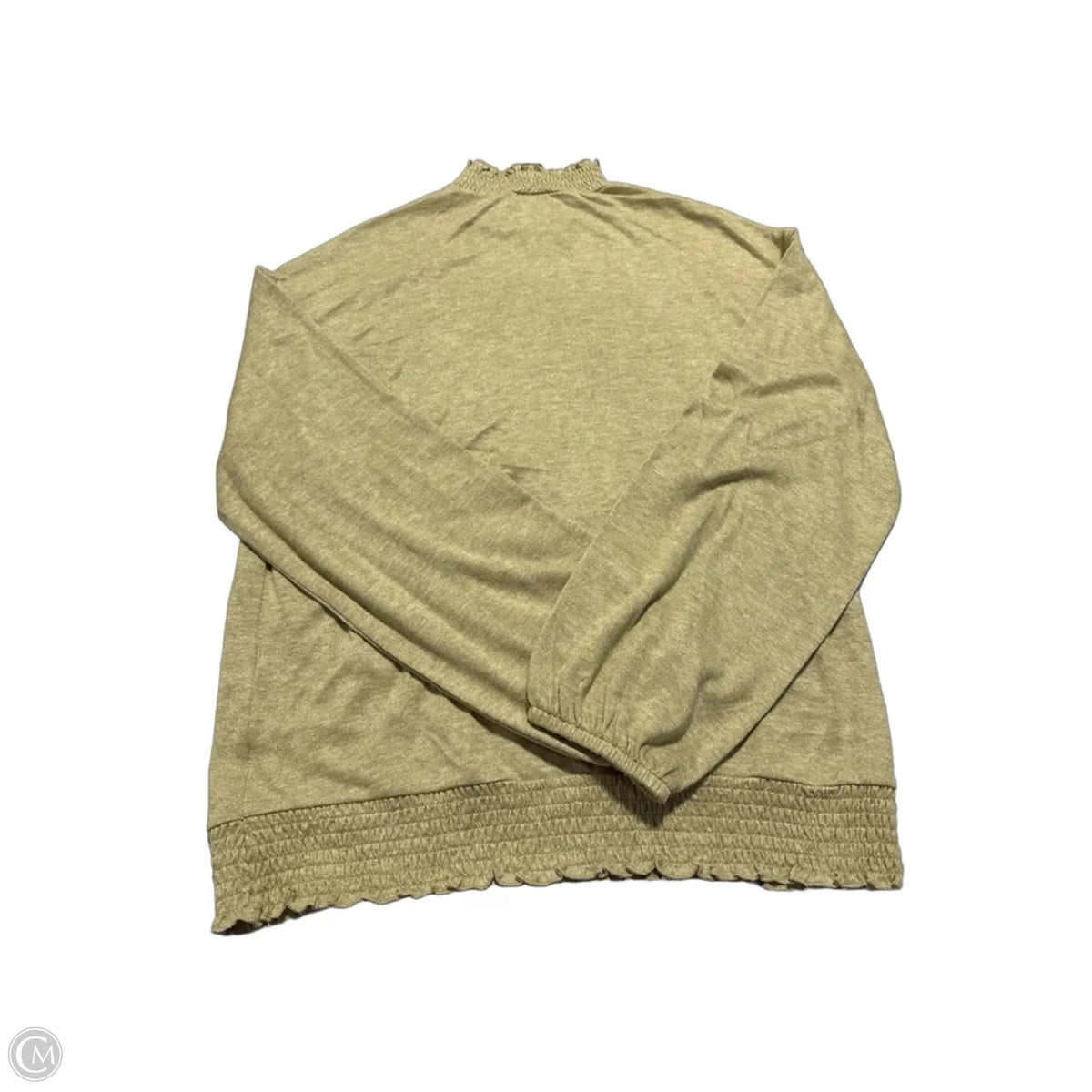 Top Long Sleeve By A New Day In Green, Size: L