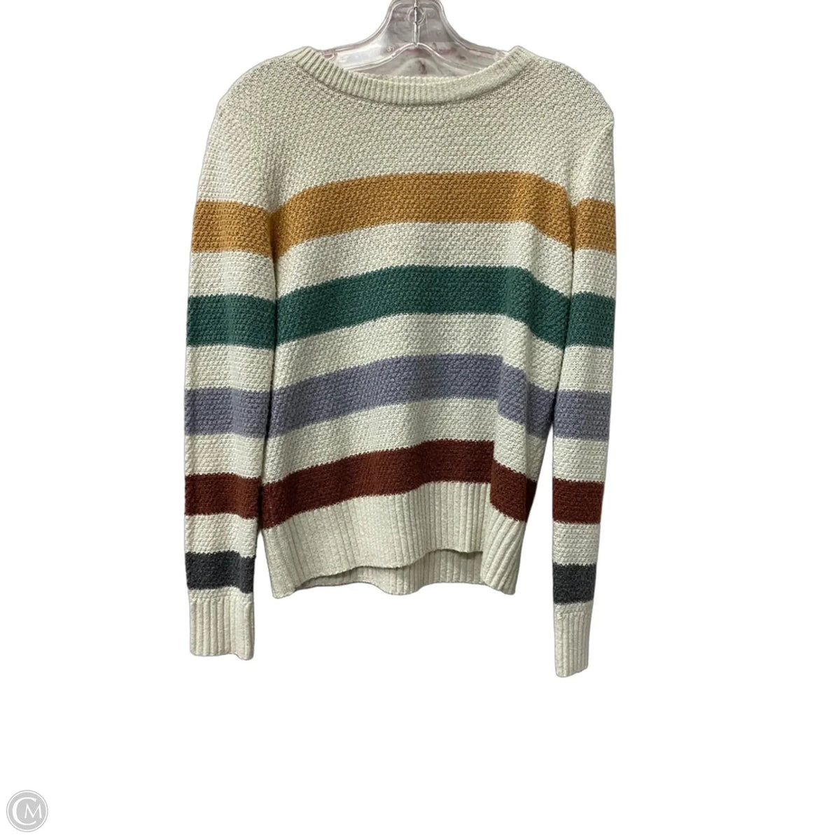 Sweater By Staccato In Cream & Orange, Size: S