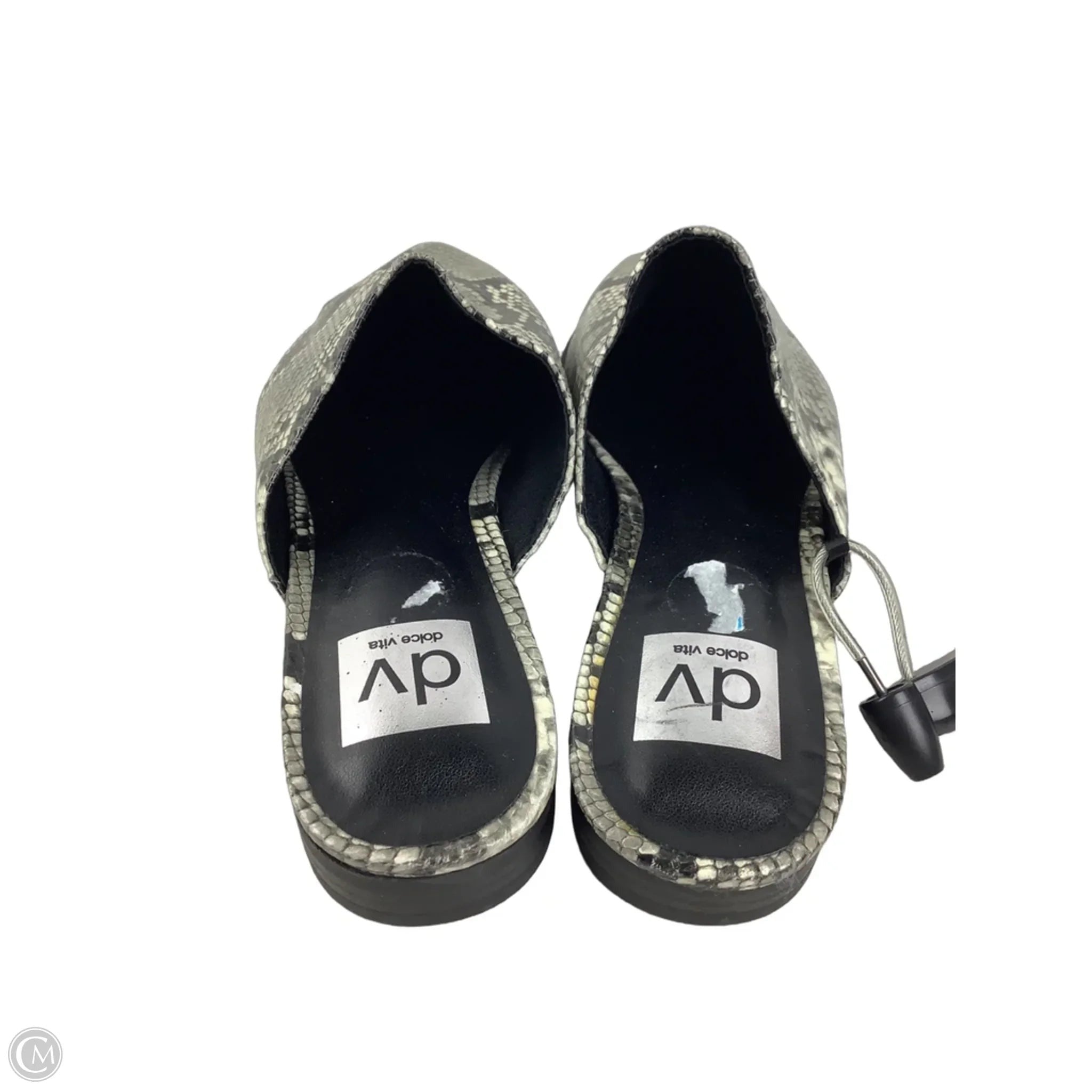 Sandals Flats By Dolce Vita In Snakeskin Print, Size: 7.5