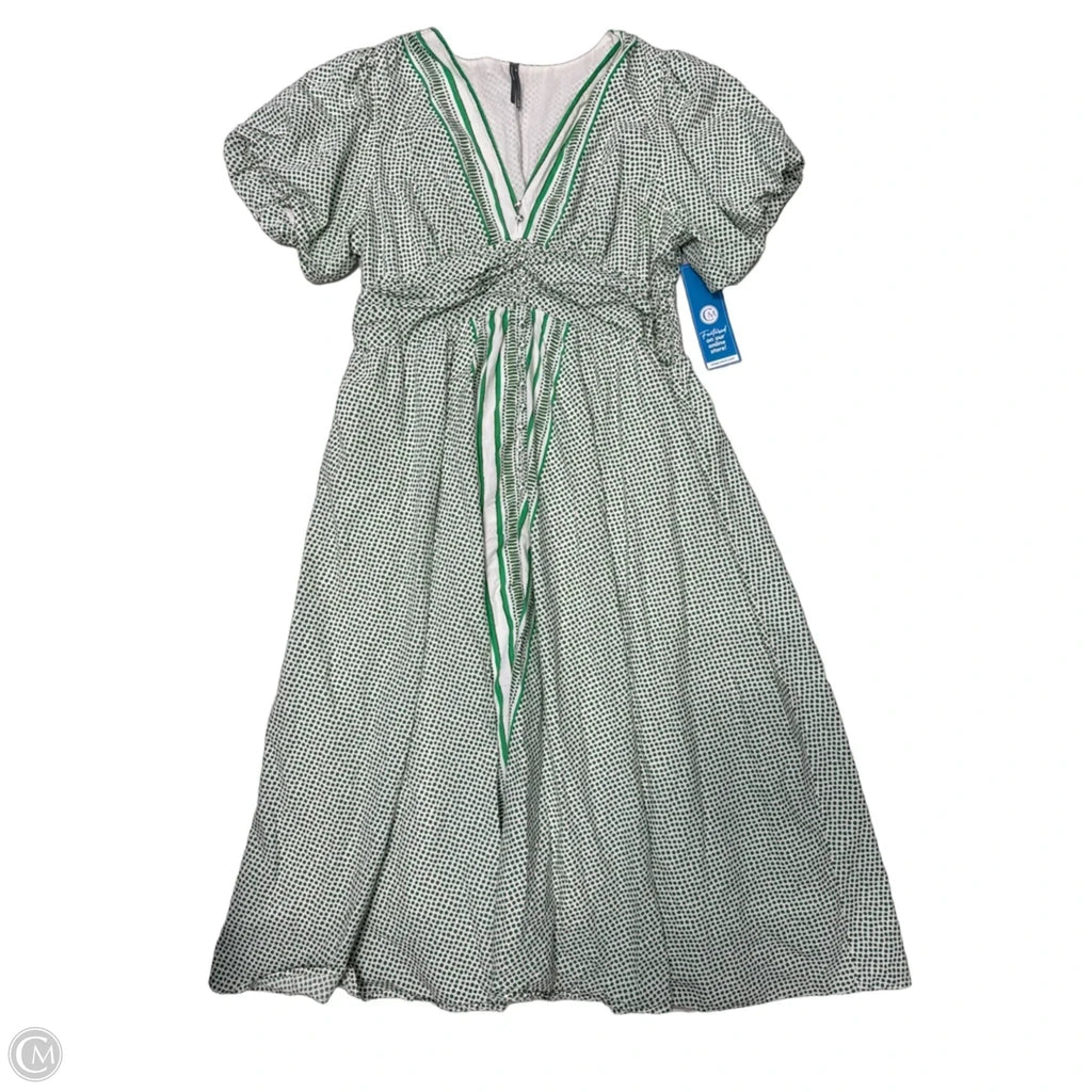 Dress Casual Maxi By Anthropologie In Green, Size: 2x