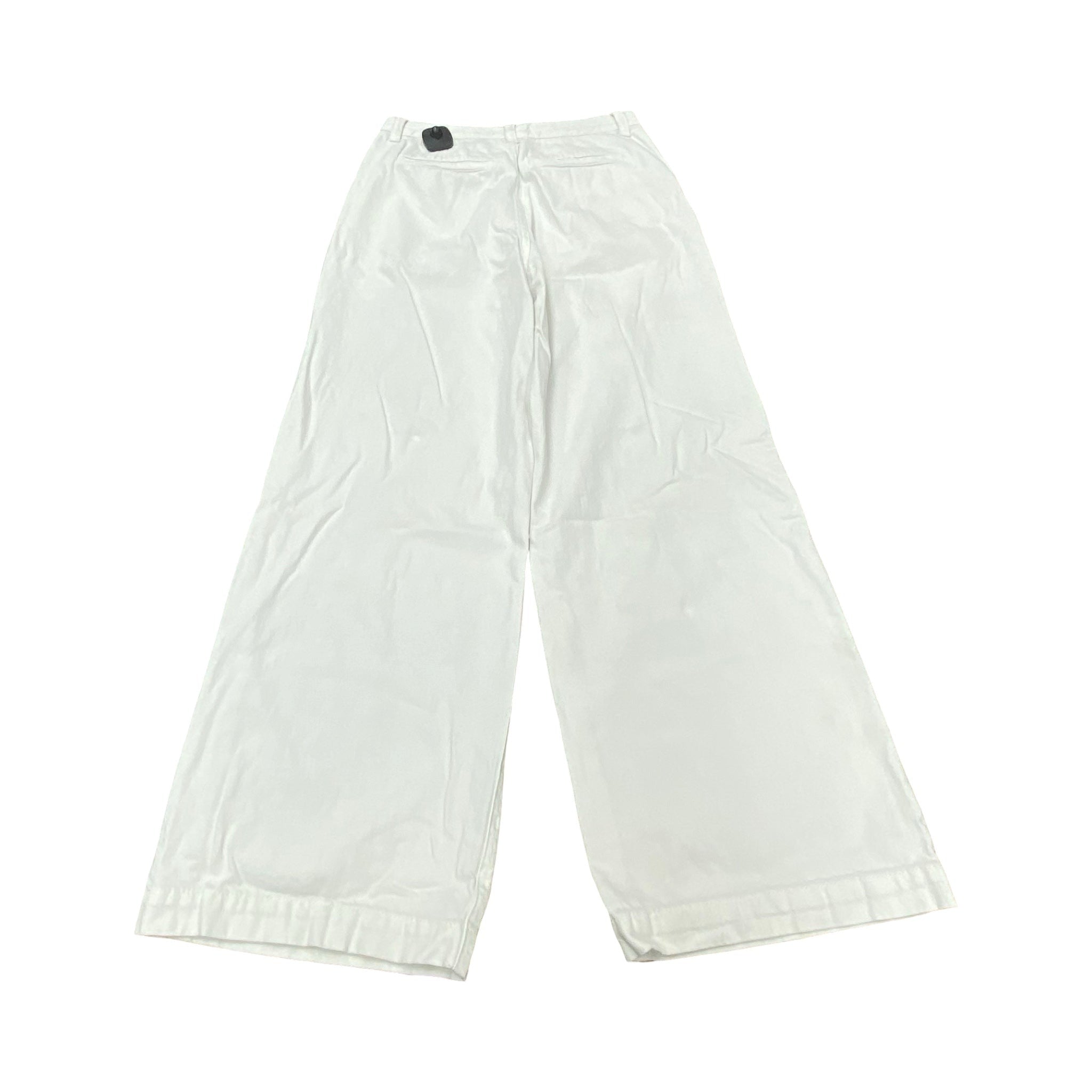 Jeans Wide Leg By Madewell In White Denim, Size:4