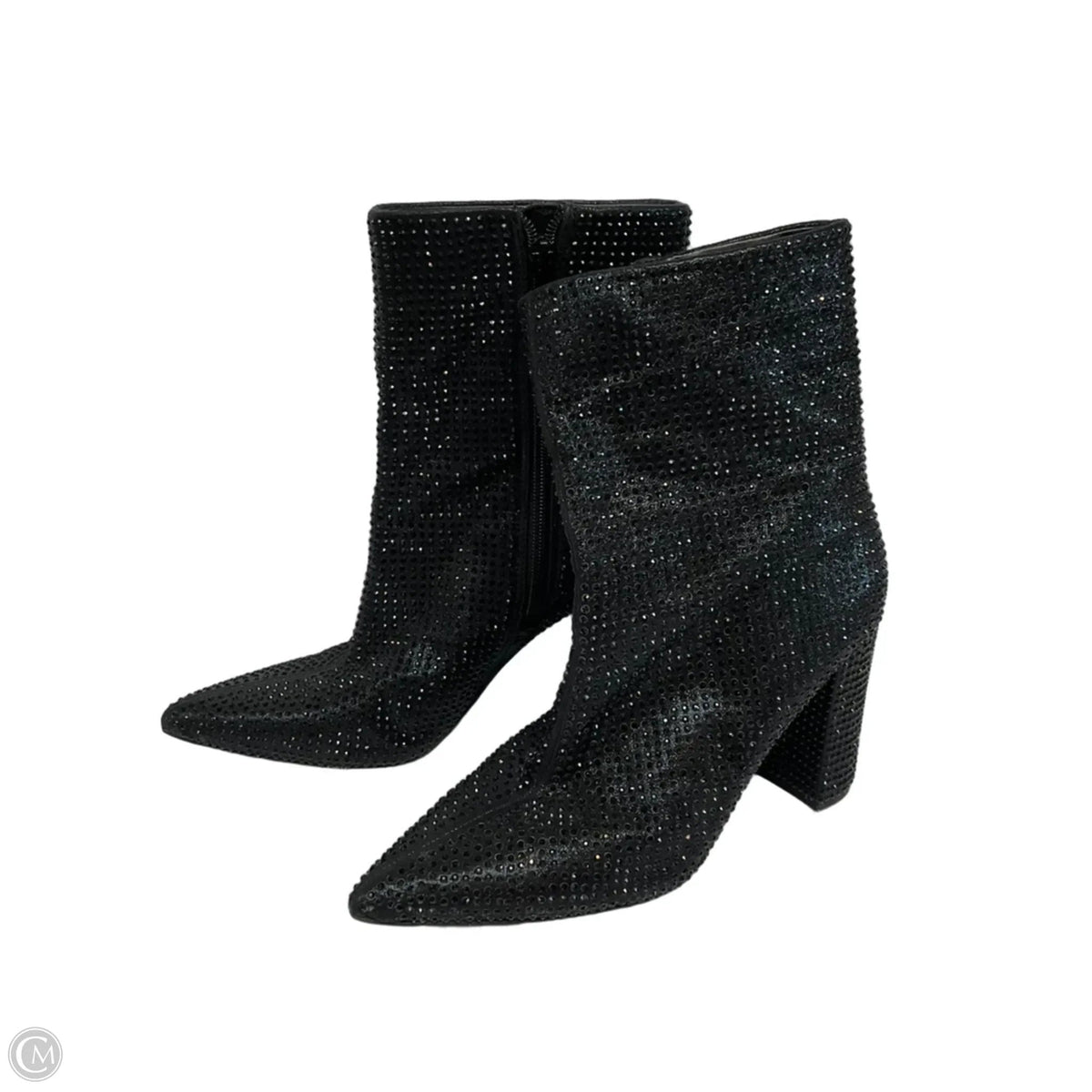 Boots Ankle Heels By Mix No 6 In Black, Size: 7.5