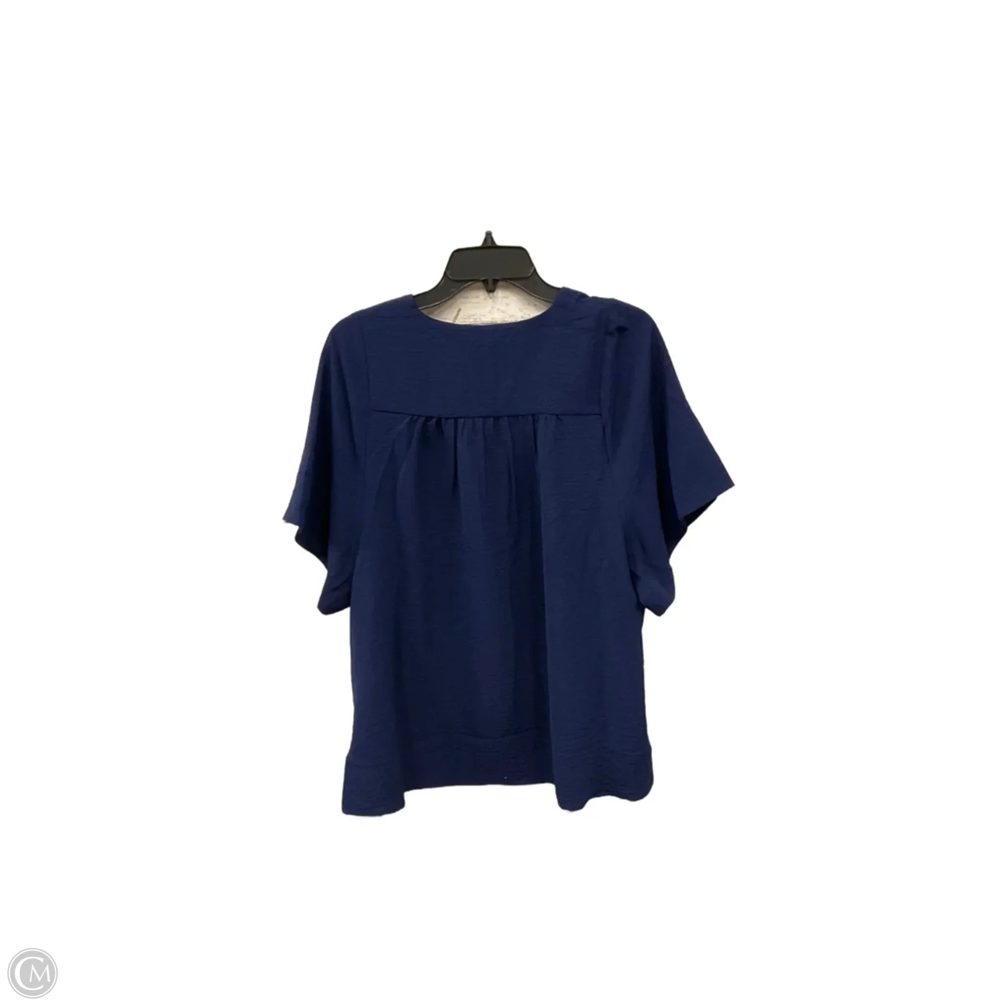 Blouse Short Sleeve By 89th And Madison In Blue, Size: Sp