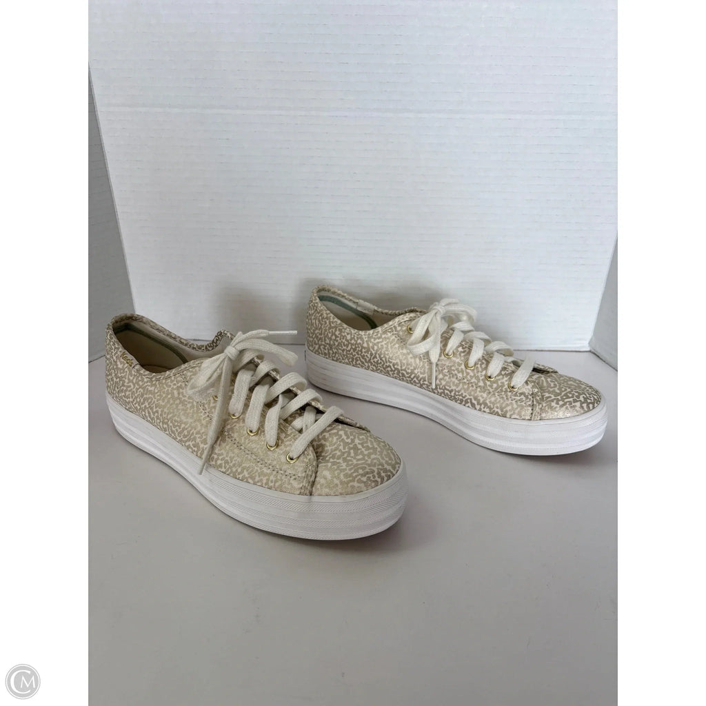 Shoes Sneakers By Keds In Gold, Size: 7.5
