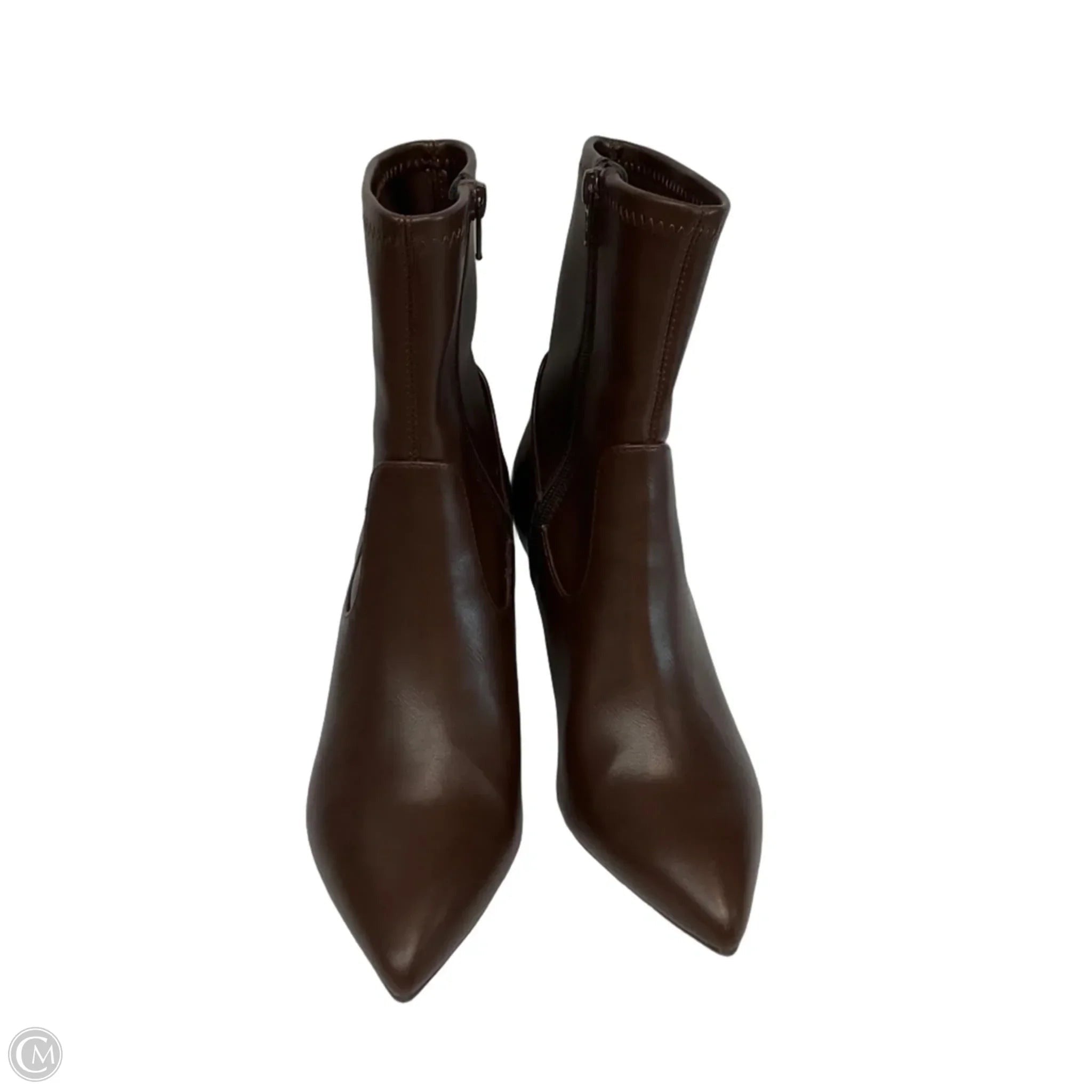 Boots Ankle Heels By Dolce Vita In Brown, Size: 10