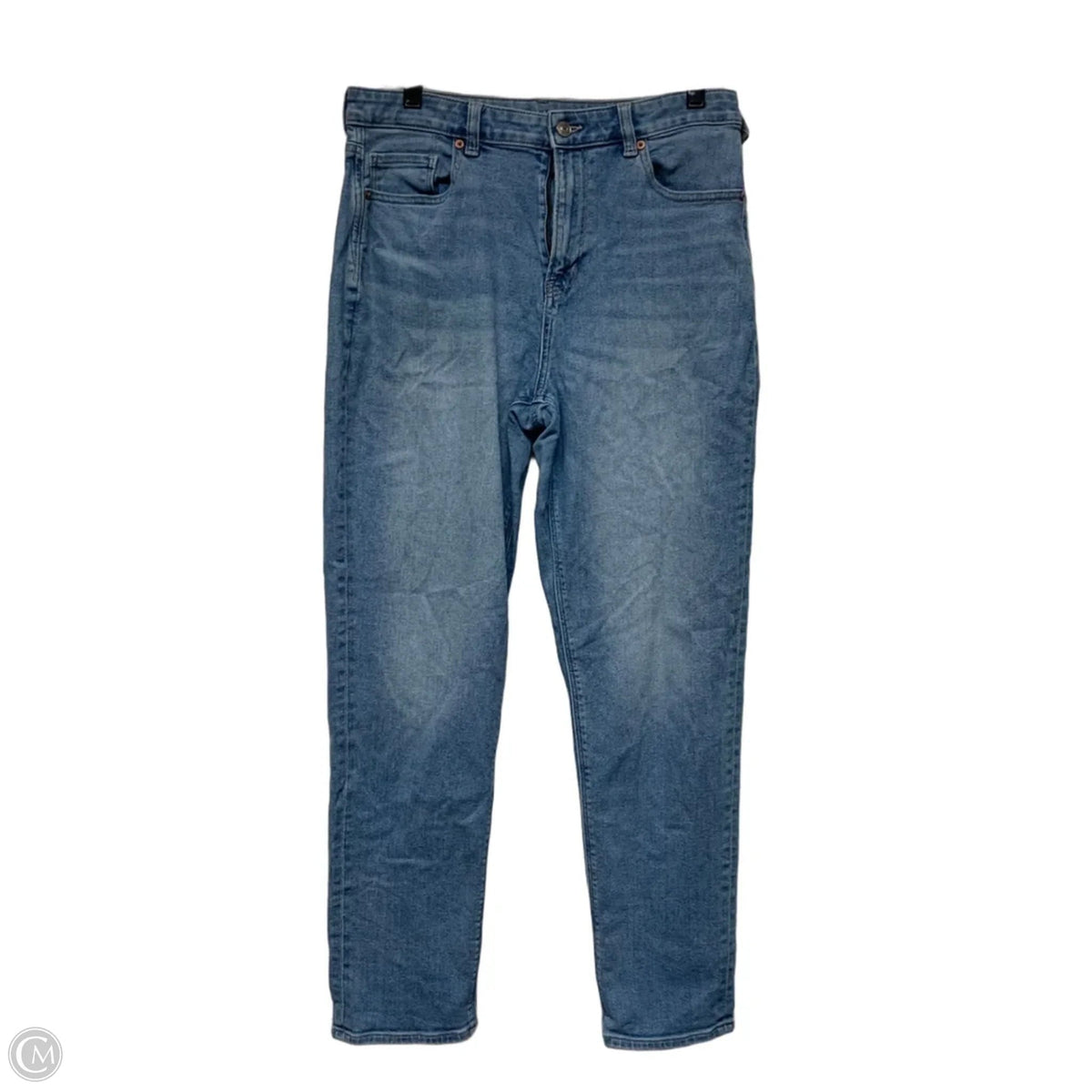 Jeans Wide Leg By Abercrombie And Fitch In Blue Denim, Size: 12
