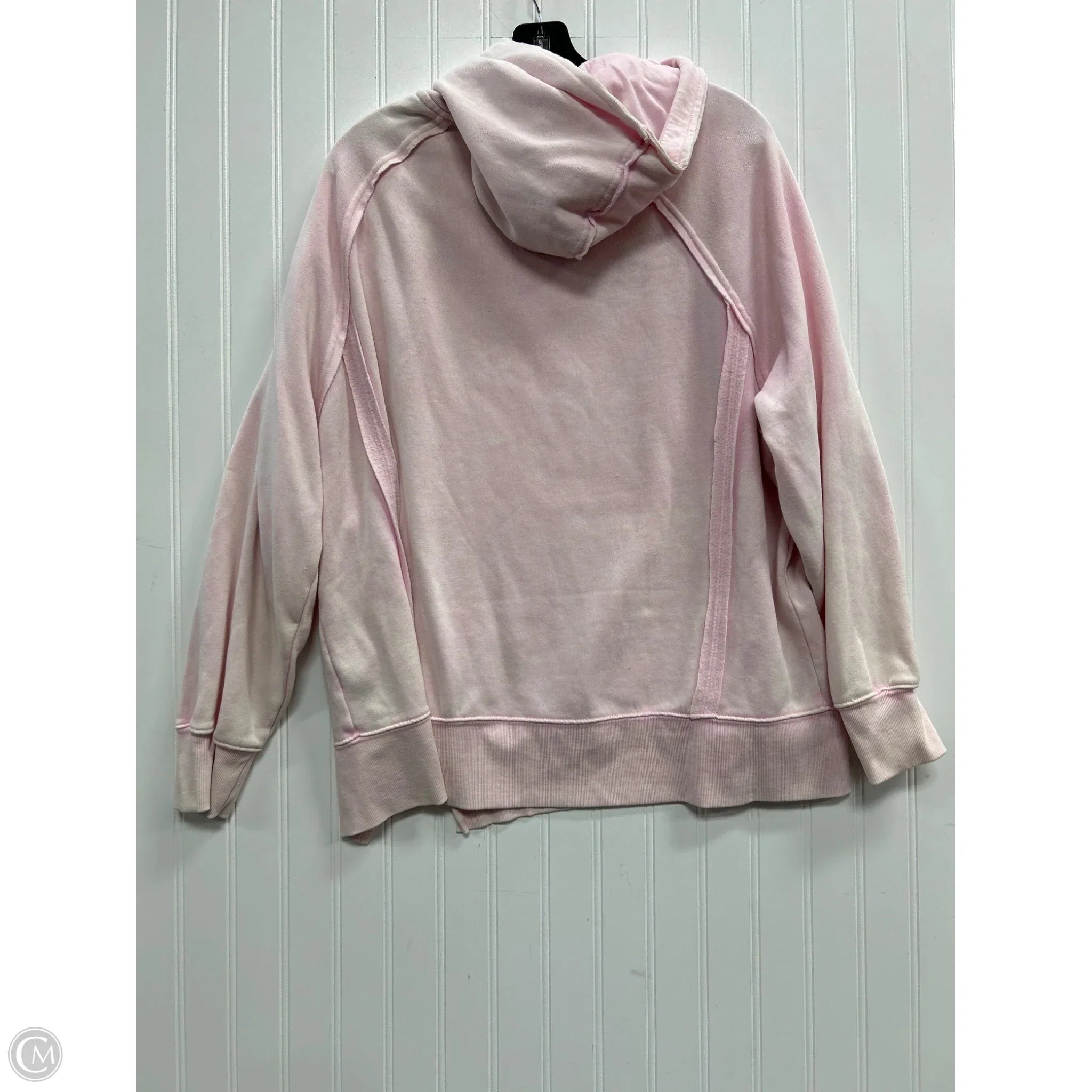 Sweatshirt Hoodie By Danskin In Pink, Size: M