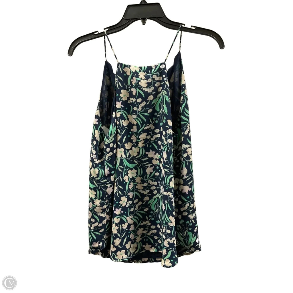 Top Sleeveless By Loft In Navy, Size: M