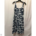 Dress Casual Midi By Loft In Blue & White, Size: Sp