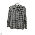 Top Long Sleeve By Talbots In Black & White, Size: M