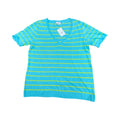 Top Ss By J. Crew In Blue & Yellow, Size:Xs
