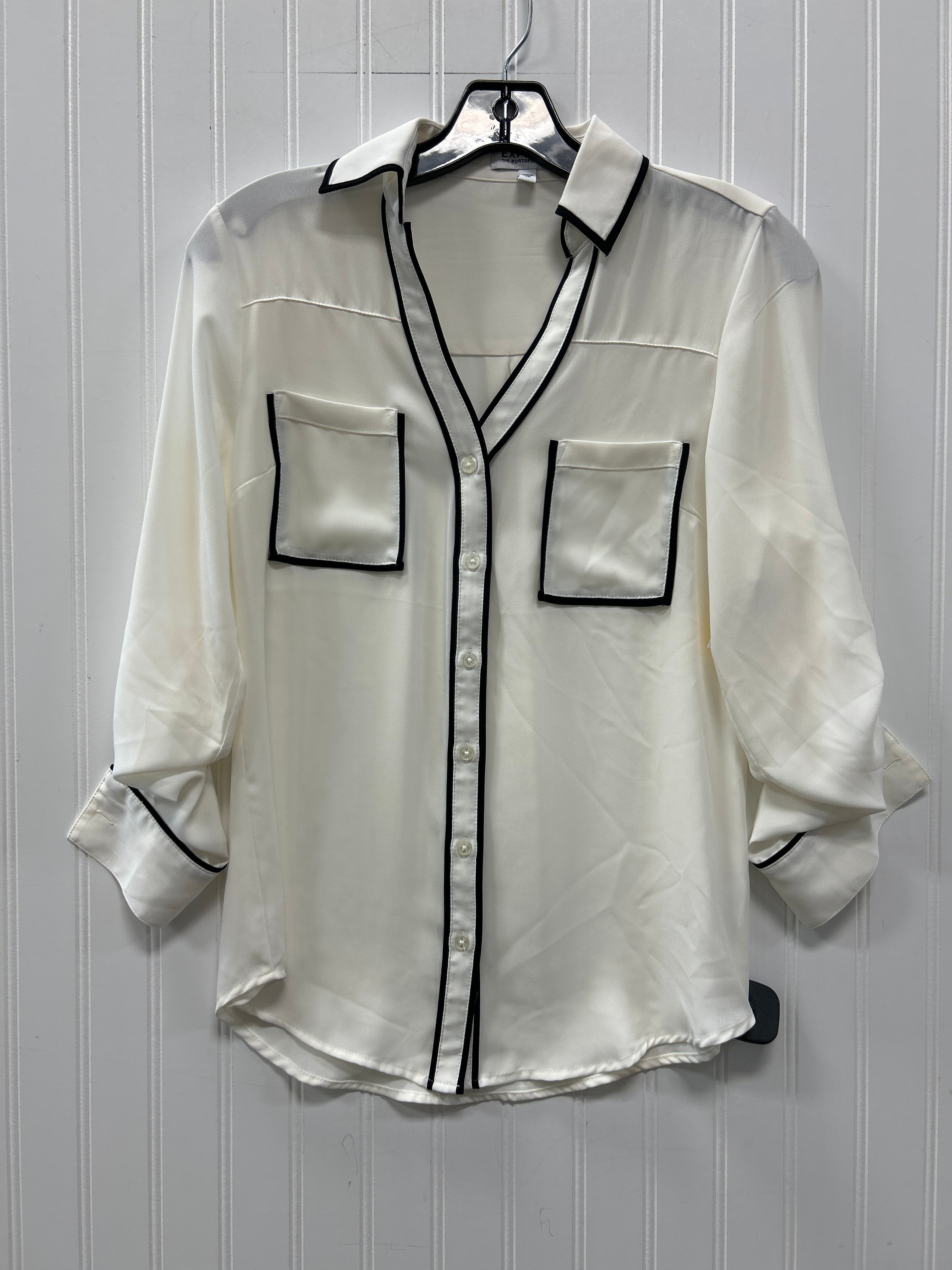Top Ls By Express In Cream, Size:Xs