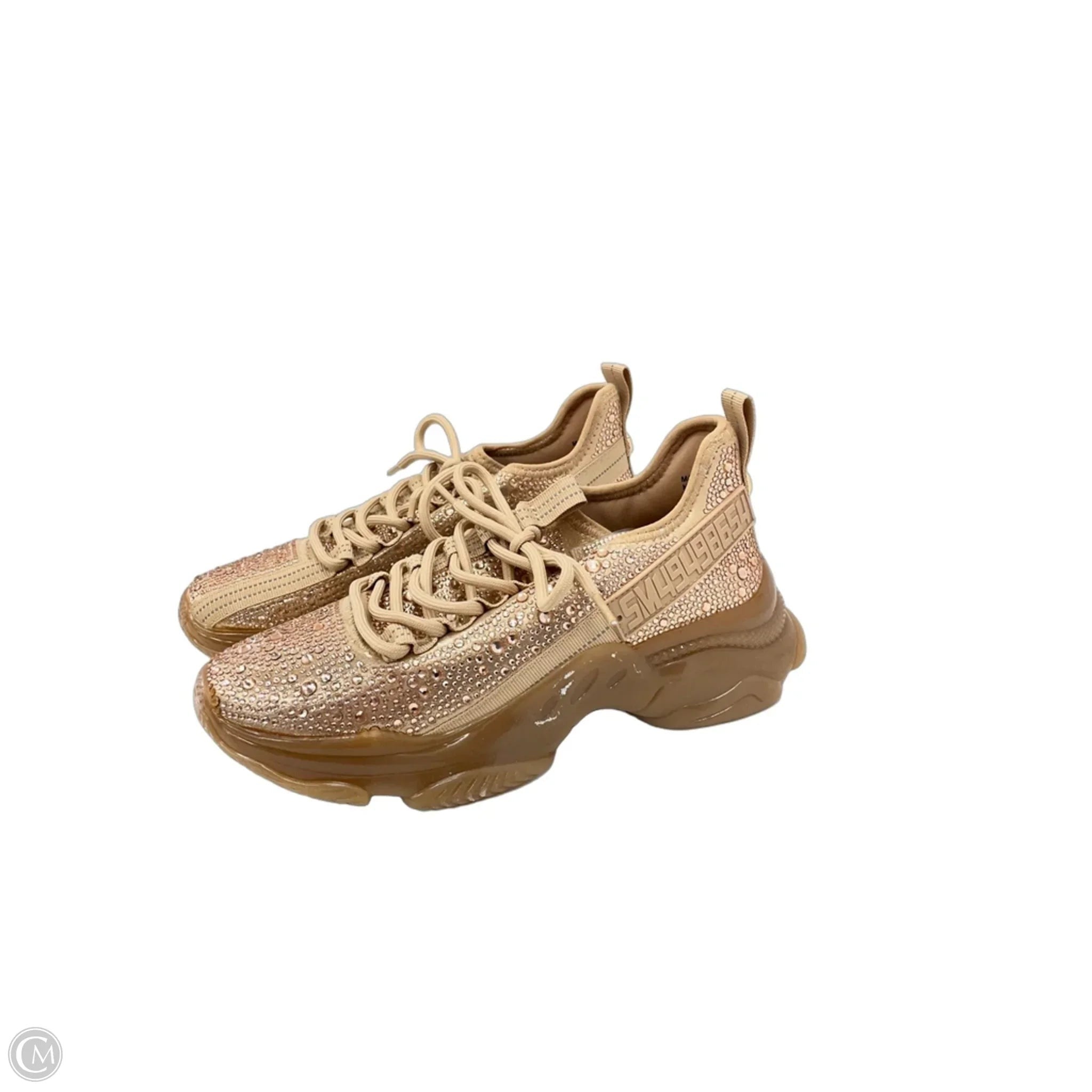 Shoes Sneakers By Steve Madden In Gold, Size: 7