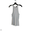 Top Sleeveless By Adrianna Papell In Black & White, Size: M
