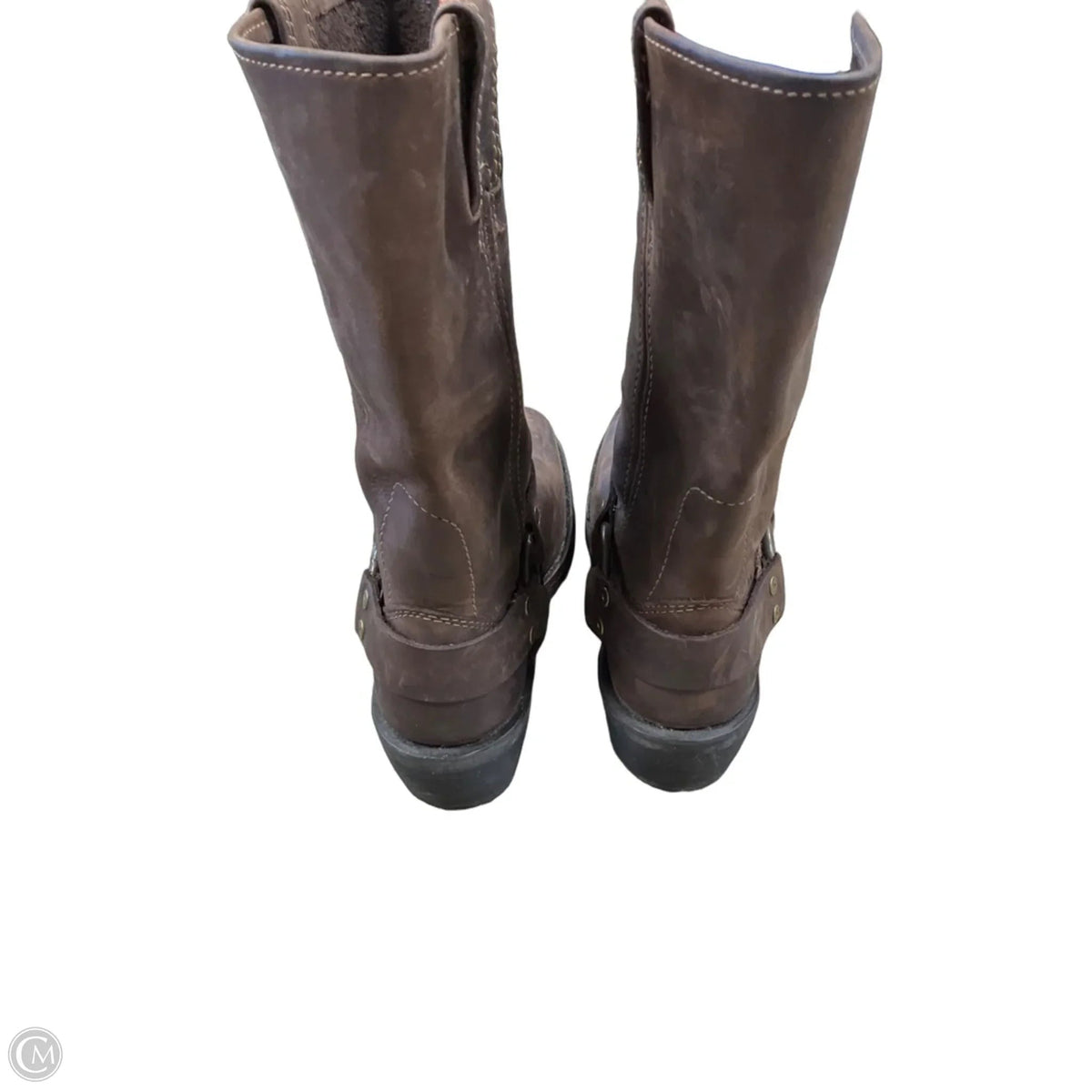 Boots Ankle Flats By Harley Davidson In Brown, Size: 7.5