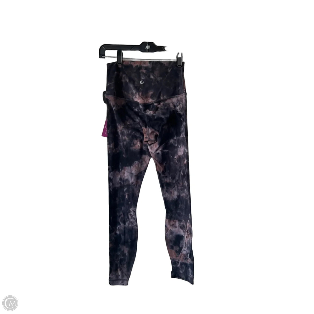 Athletic Leggings By Lululemon In Black & Blue, Size: 4