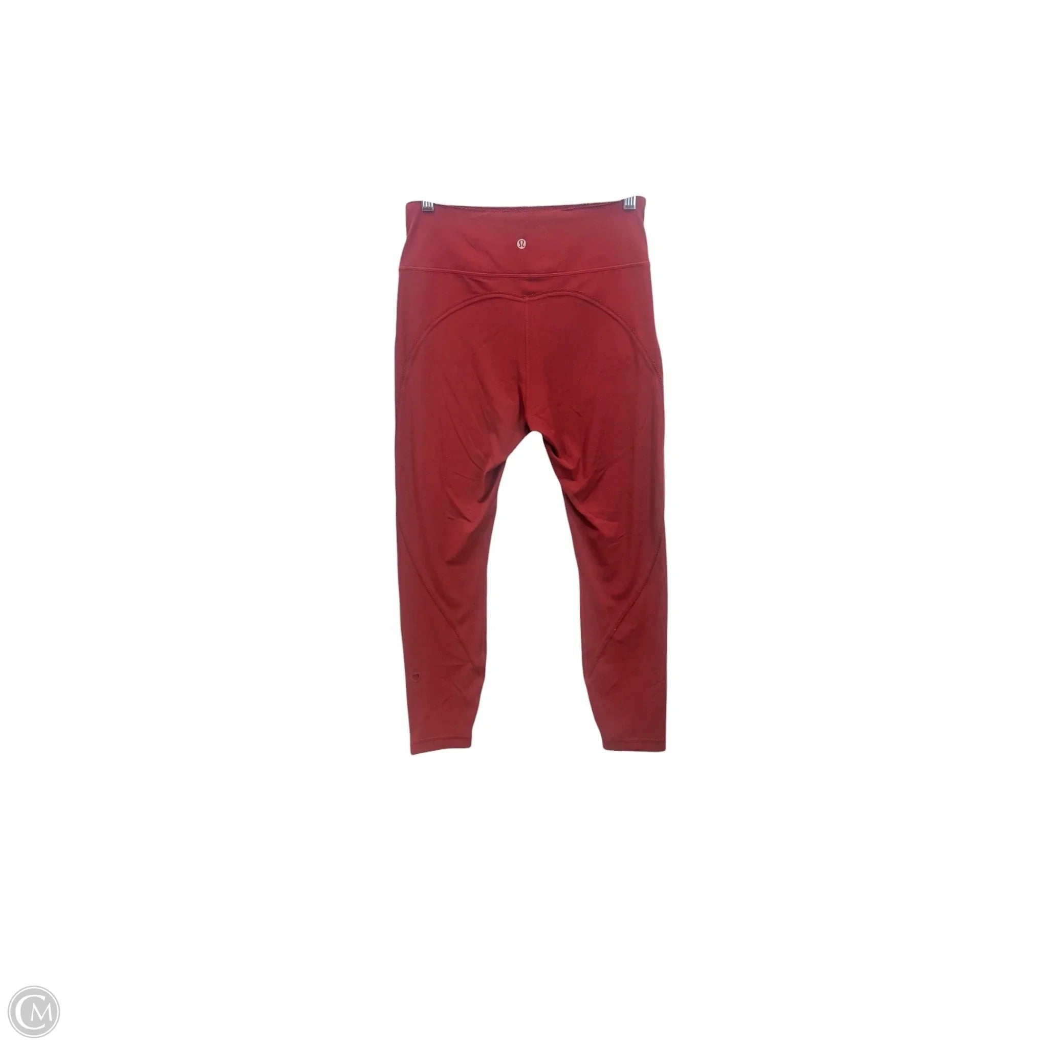 Athletic Leggings By Lululemon In Maroon, Size: 10