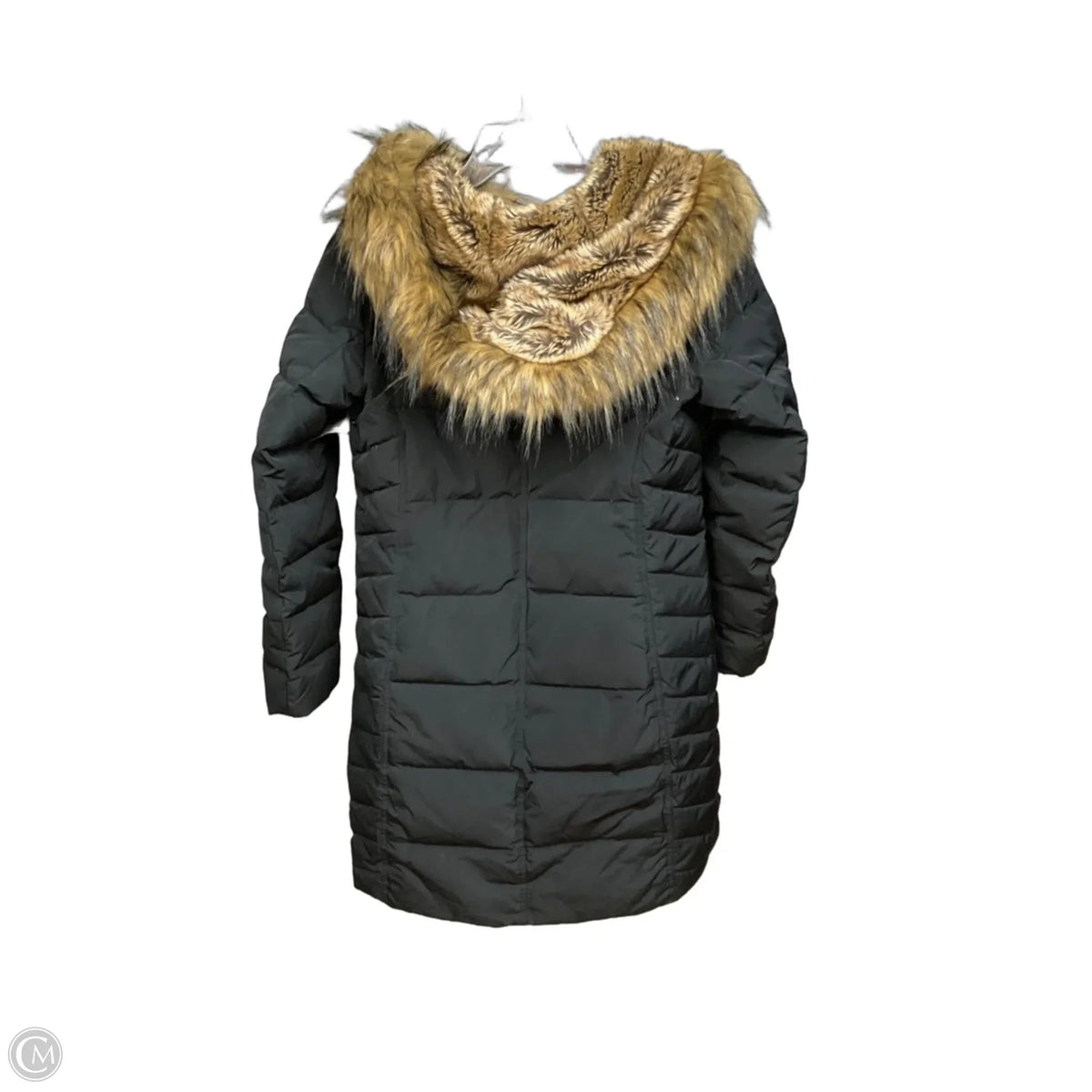 Coat Parka By Cole-haan In Black, Size: M