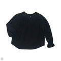 Blouse Long Sleeve By Loft In Black, Size: L