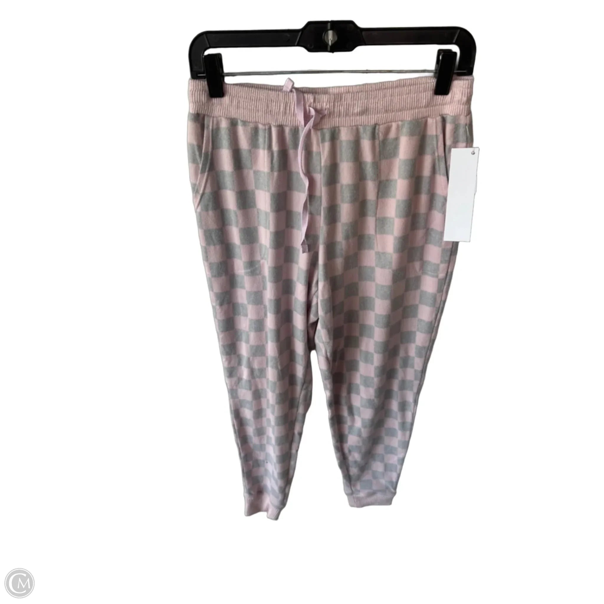 Pajamas 2pc By Cuddl Duds In Grey & Pink, Size: S