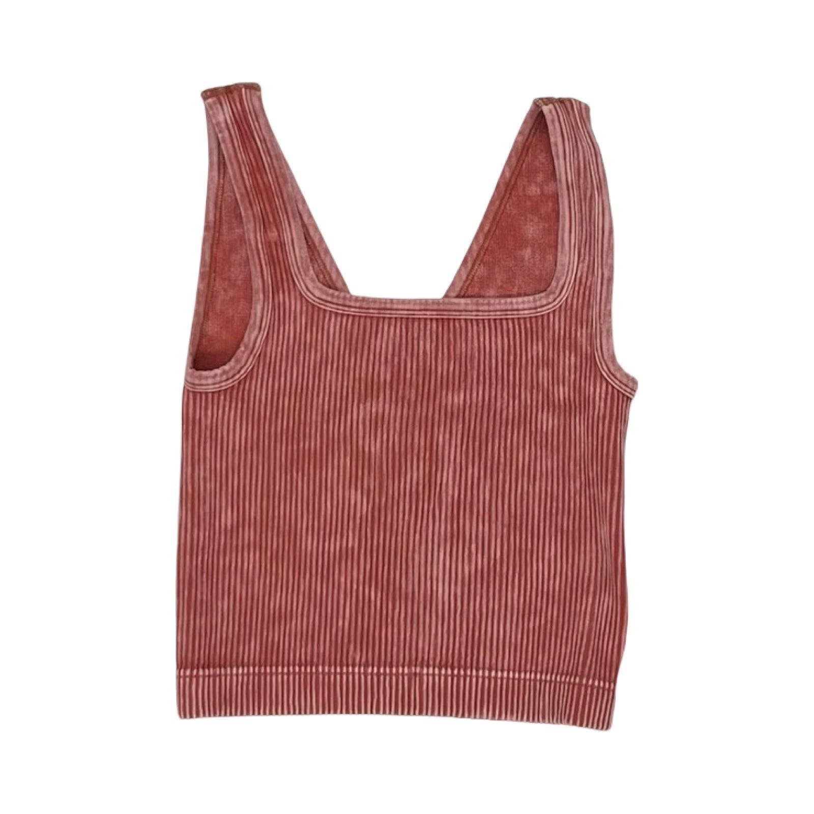 Tank Top By Zenana In Red, Size:L