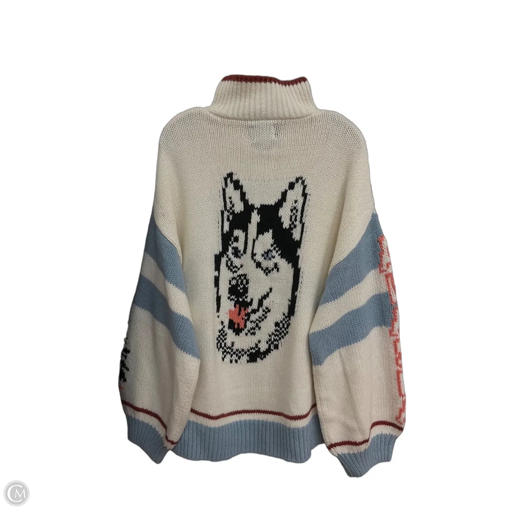 Sweater By Bdg In White, Size: L