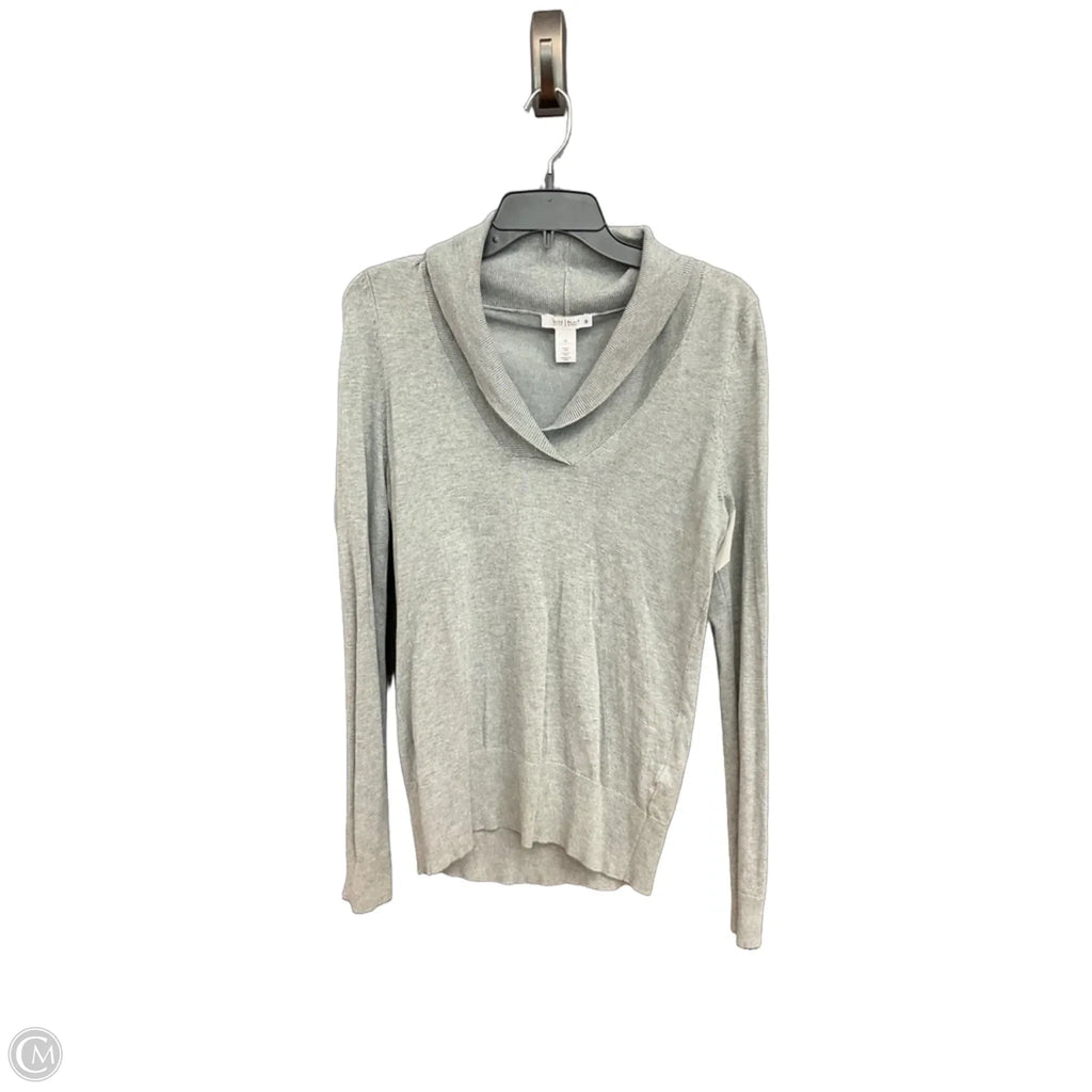 Top Long Sleeve By White House Black Market In Grey, Size: M