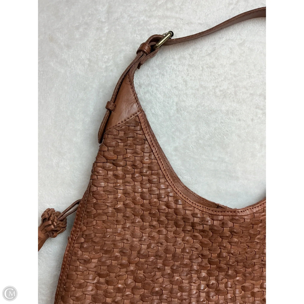 Handbag Leather By Clothes Mentor, Size: Medium
