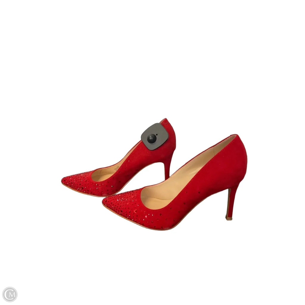 Shoes Heels Stiletto By Marc Fisher In Red, Size: 7.5