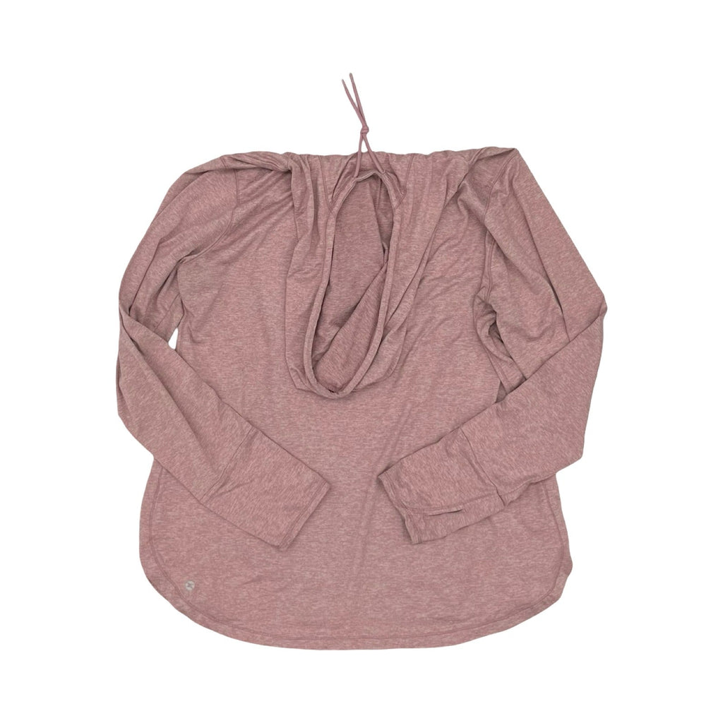 Athletic Top Ls Hoodie By Rbx In Pink, Size:1X