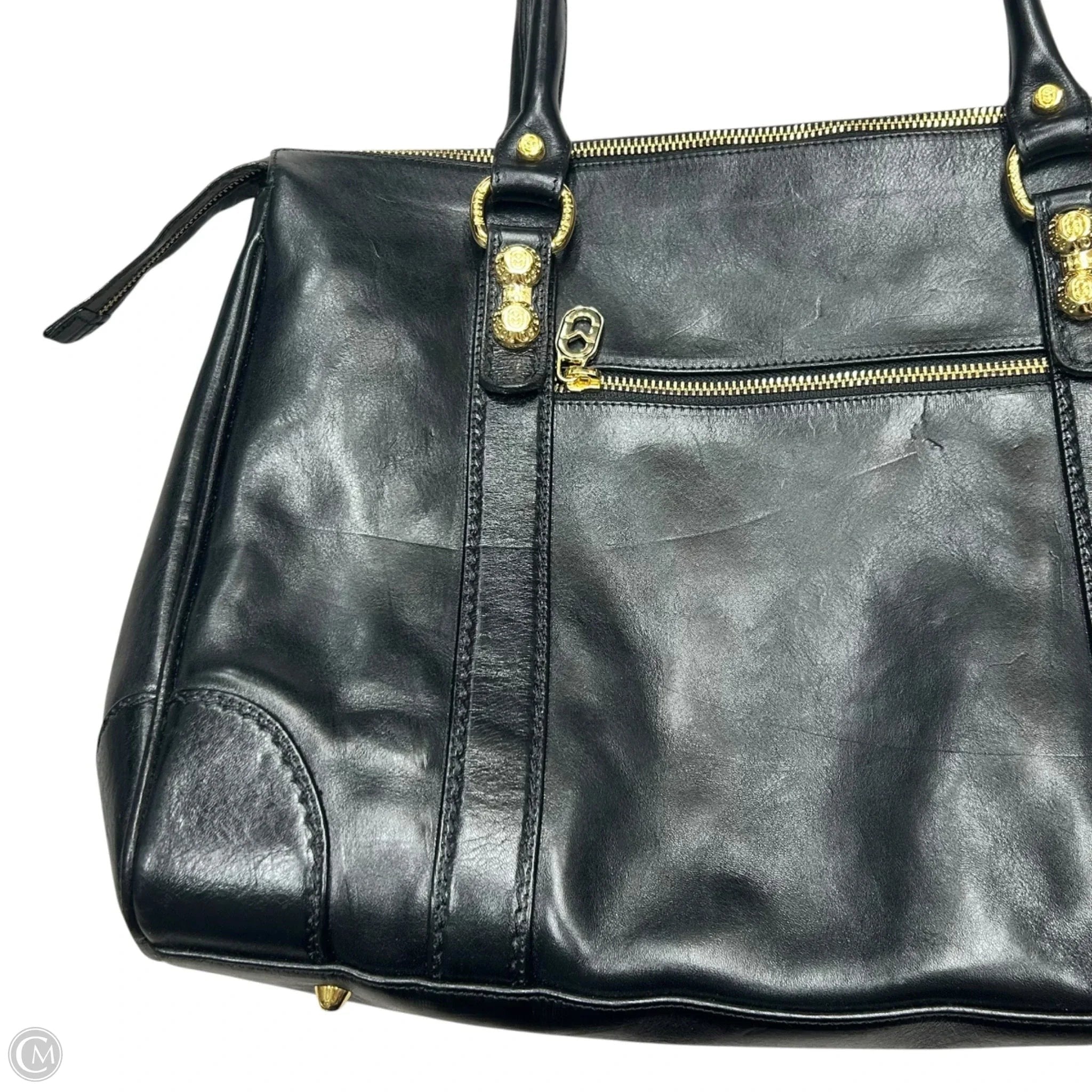 Handbag Leather By Marino Orlandi, Size: Medium