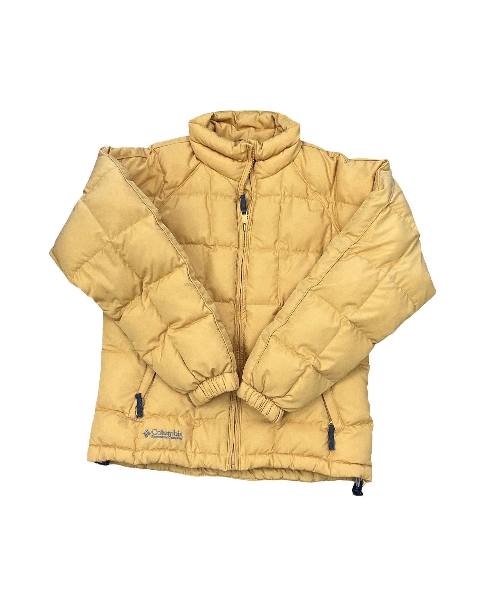 Coat Puffer & Quilted By Columbia In Yellow, Size:M