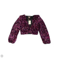 Top Long Sleeve By Skies Are Blue In Purple, Size: M