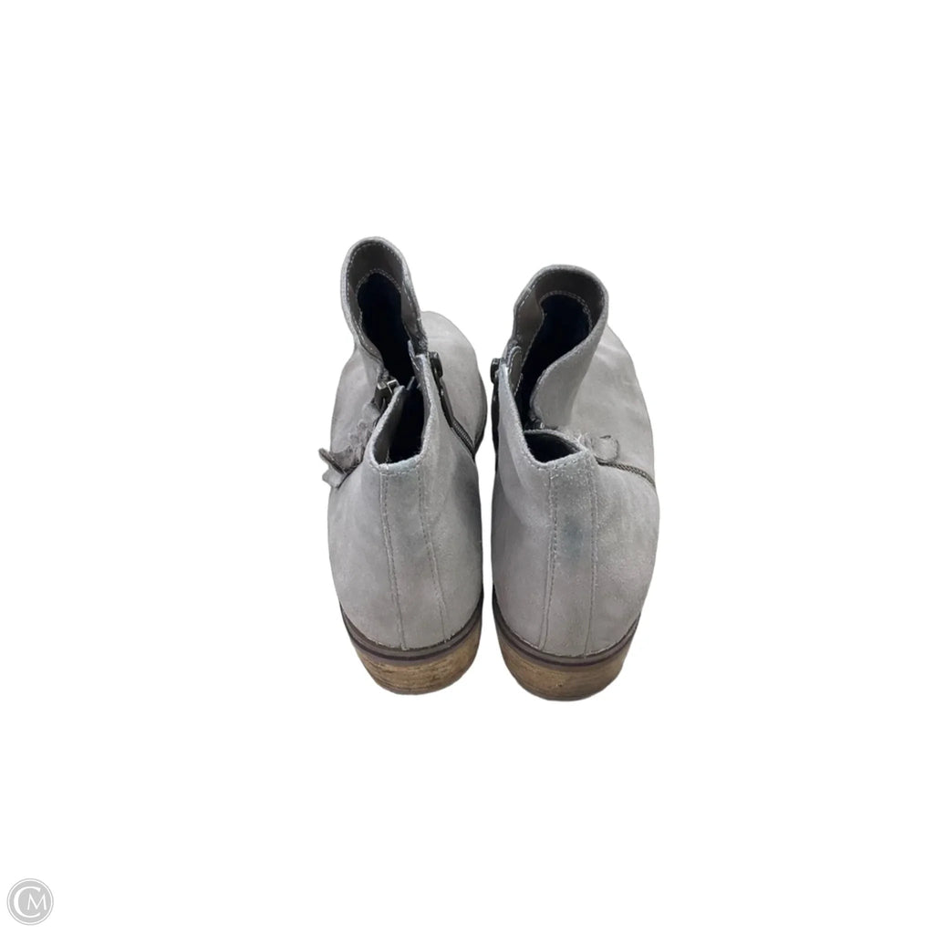 Boots Ankle Heels By Blondo In Grey, Size: 9