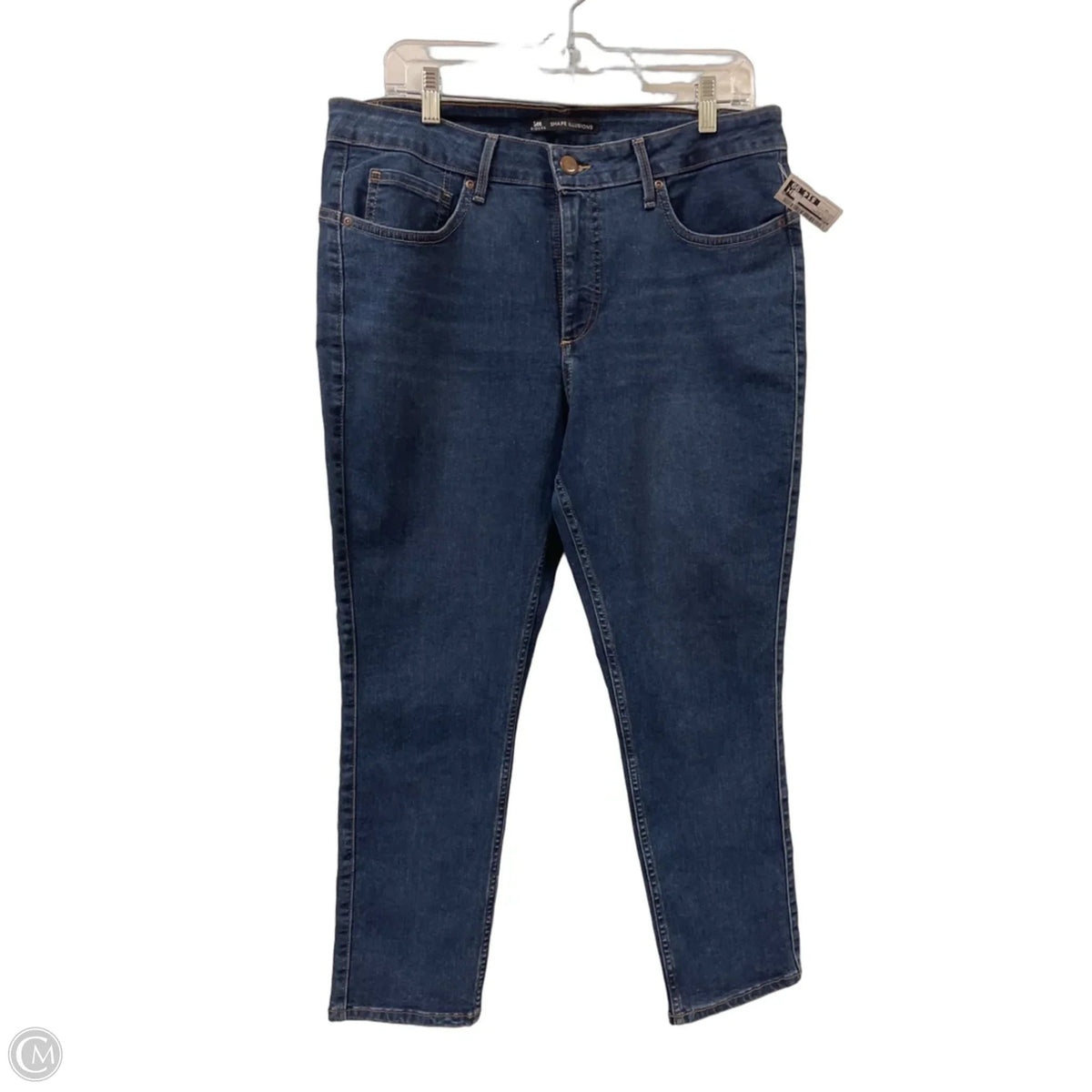 Jeans Skinny By Lee In Blue Denim, Size: 16