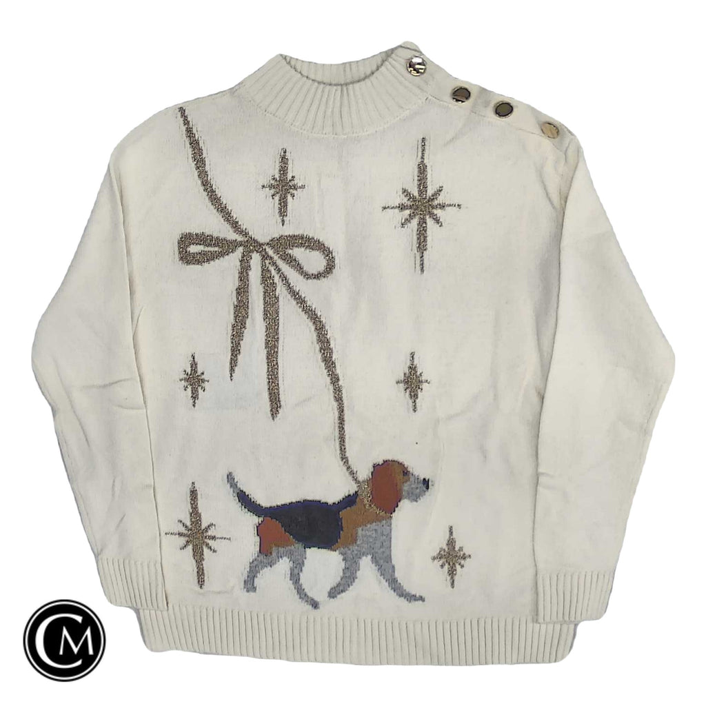 Sweater By Talbots In Cream, Size: Sp