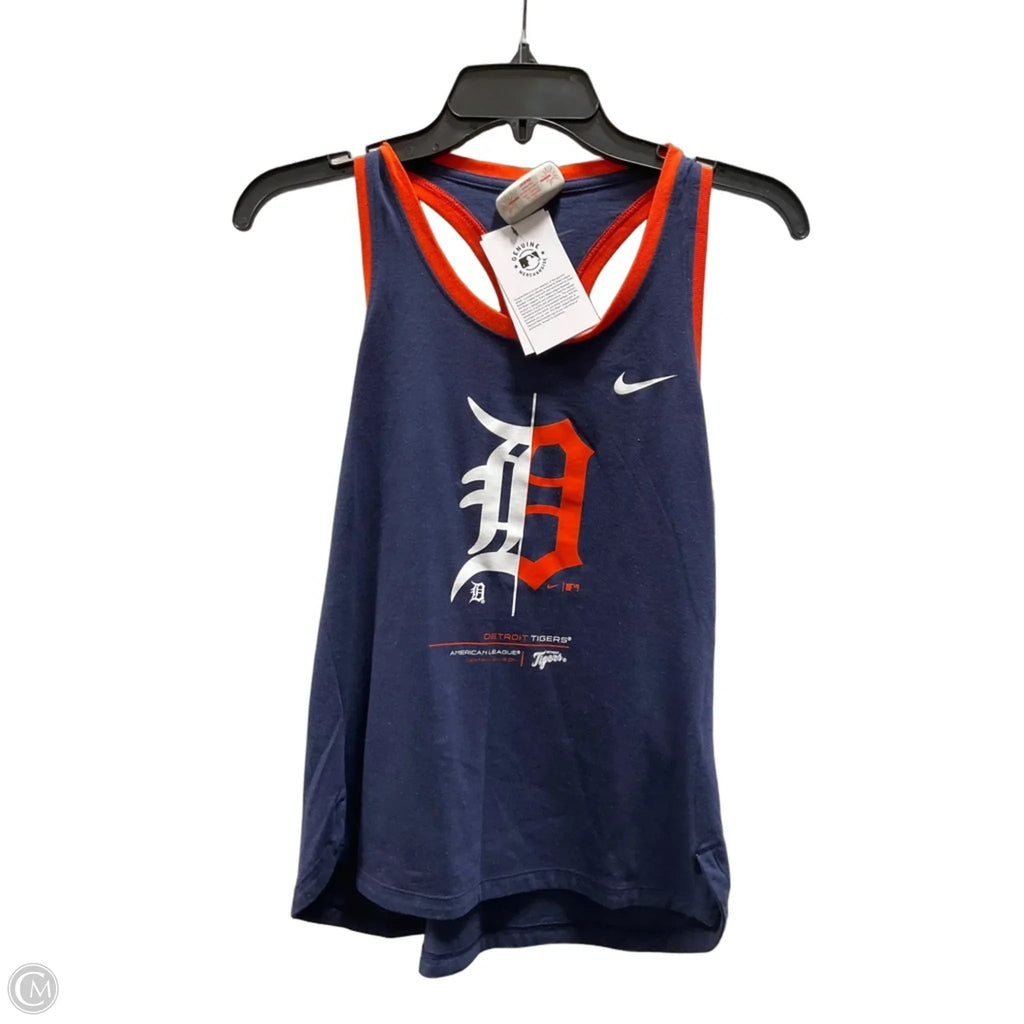 Athletic Tank Top By Nike In Navy, Size: S