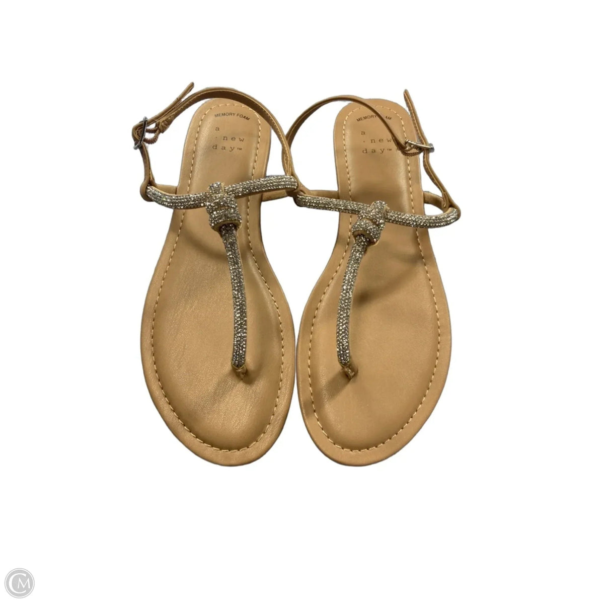 Sandals Flats By A New Day In Tan, Size: 7