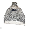 Sweatshirt Hoodie By Clothes Mentor In Leopard Print, Size: 2x