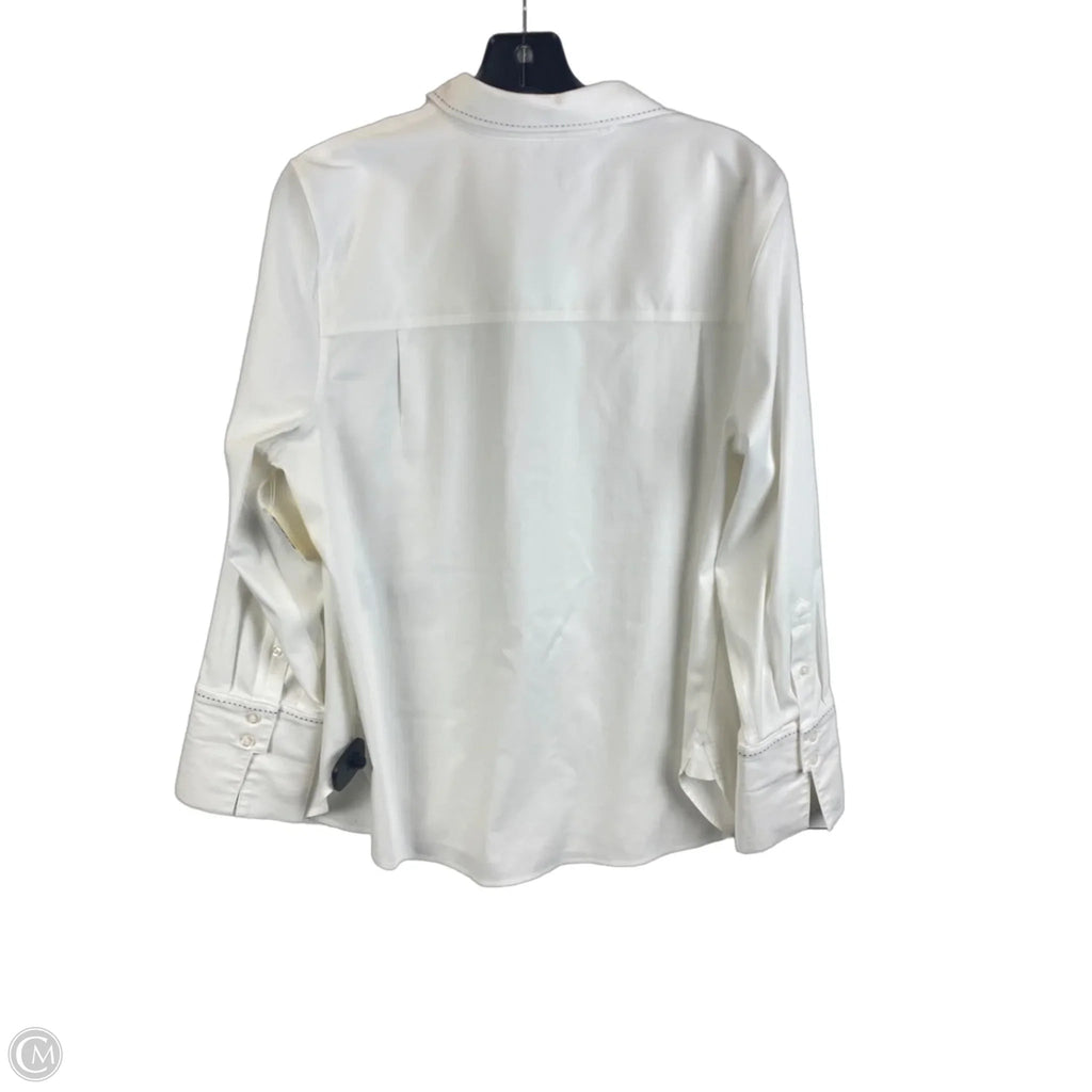 Top Long Sleeve By Chicos In Yellow, Size: L