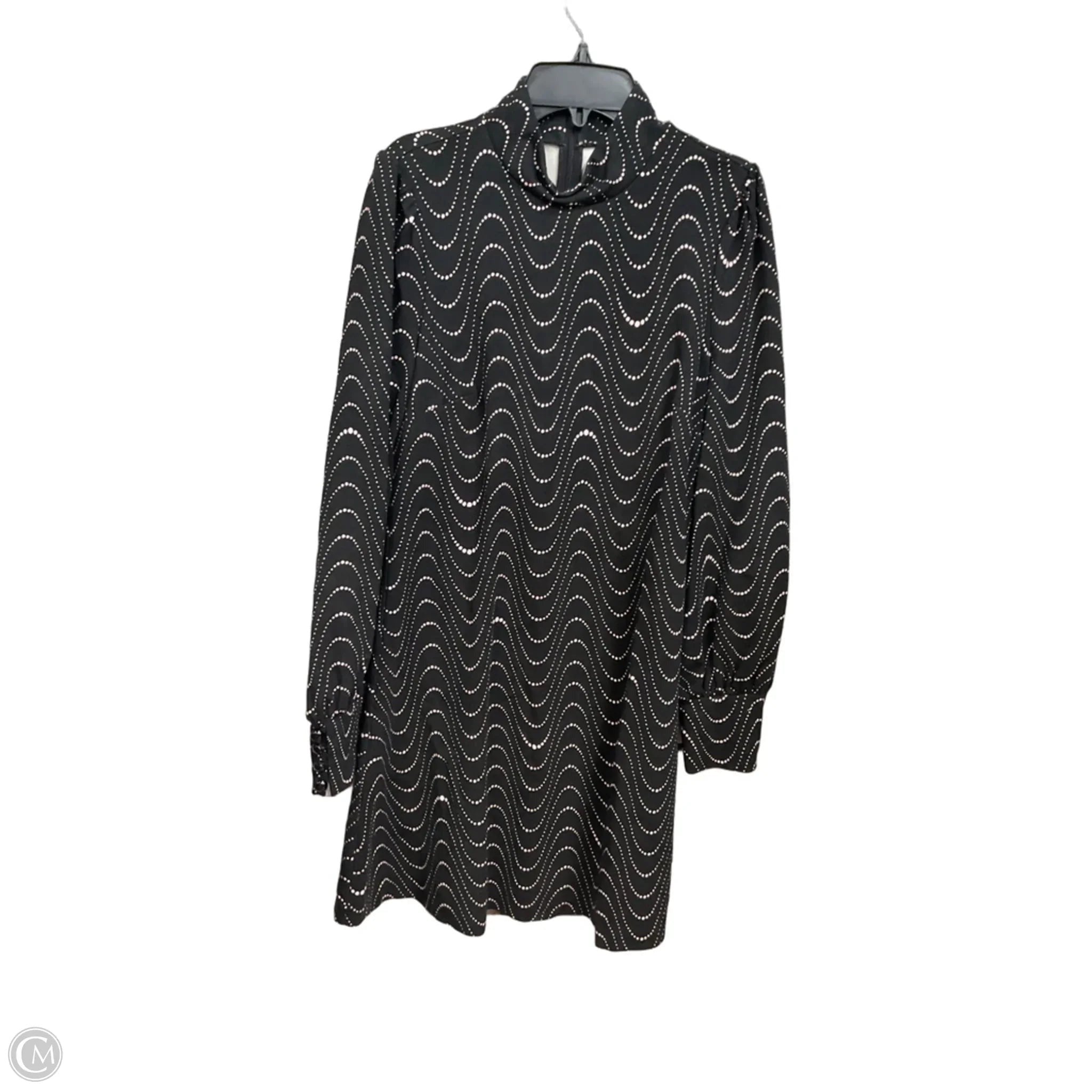 Dress Designer By Kate Spade In Black & Pink, Size: S